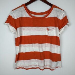 Abercrombie & Fitch Short Sleeve Striped Pocket Shirt